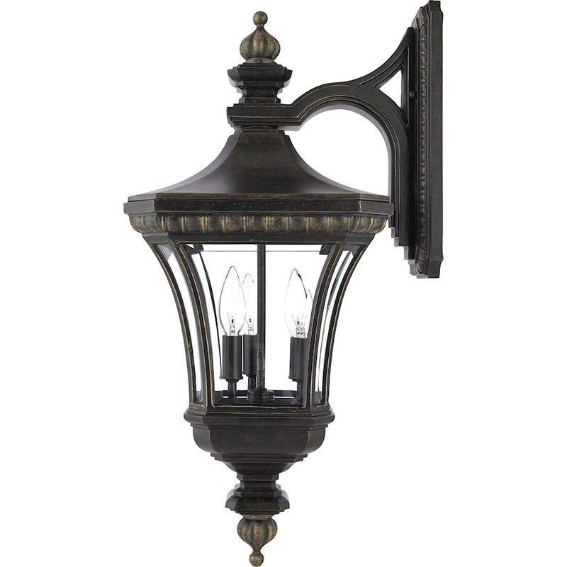 Quoizel 3 Light Devon Outdoor Wall Lanterns Imperial Bronze