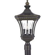 Quoizel 3 Light Devon Post Lights in Imperial Bronze