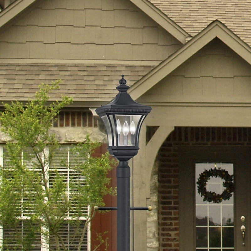 Quoizel 3 Light Devon Post Lights in Imperial Bronze
