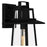 Quoizel Devonport 1 Light Outdoor Lantern, Matte Black/Beveled