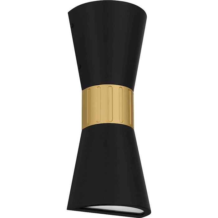 Quoizel Dexter Outdoor Lantern, Matte Black