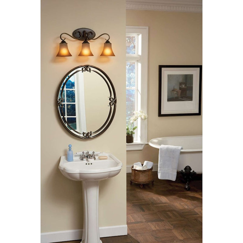 Quoizel Duchess Mirror in Palladian Bronze