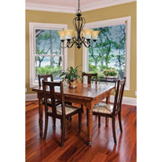 Quoizel 5 Light Duchess Chandelier in Palladian Bronze