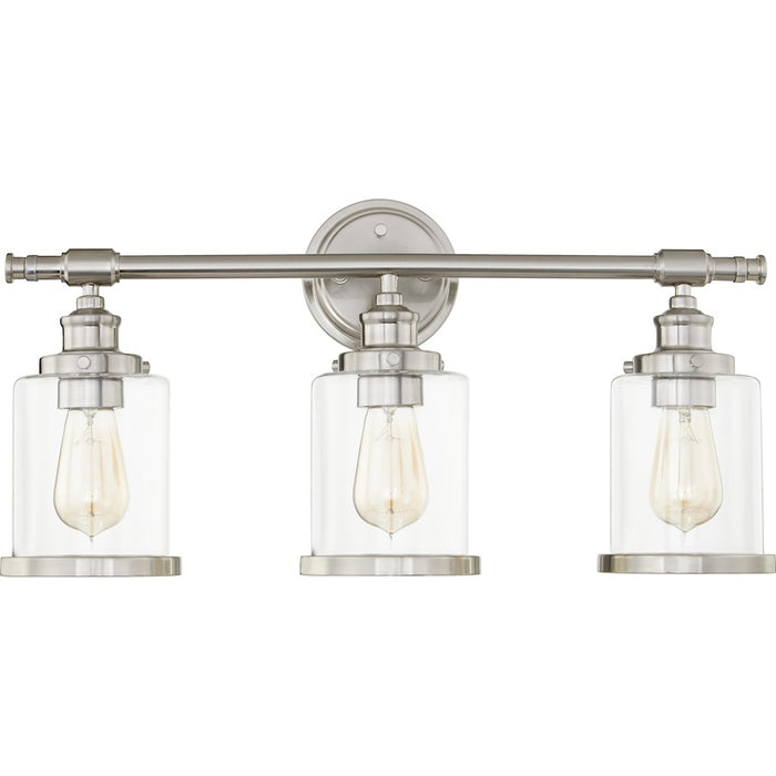 Quoizel Dixie 3 Light Bath Light, Clear