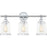 Quoizel Dixie 3 Light Bath Light, Clear