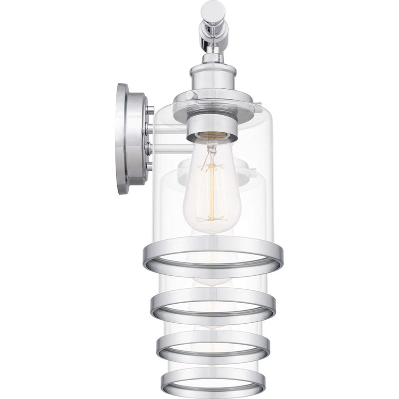 Quoizel Dixie 4 Light Bath Light, Polished Chrome/Clear
