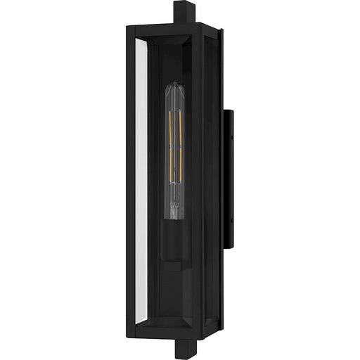 Quoizel Dale 1Lt 20" Outdoor Lantern, Black/Clear Beveled