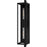 Quoizel Dale 2Lt Outdoor Lantern, Black/Clear Beveled - DLE8407MBK