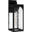 Quoizel Dallington 1Lt 17" Outdoor Lantern, Black/Clear Textured