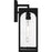 Quoizel Dallington 1Lt 17" Outdoor Lantern, Black/Clear Textured