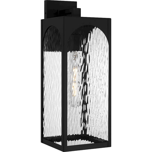 Quoizel Dallington 1Lt 20" Outdoor Lantern, Black/Clear Textured - DLG8407MBK