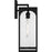 Quoizel Dallington 1Lt 20" Outdoor Lantern, Black/Clear Textured