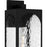 Quoizel Dallington 1Lt 20" Outdoor Lantern, Black/Clear Textured