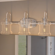 Quoizel Danbury 3 Light Bath Vanity, Polished Chrome