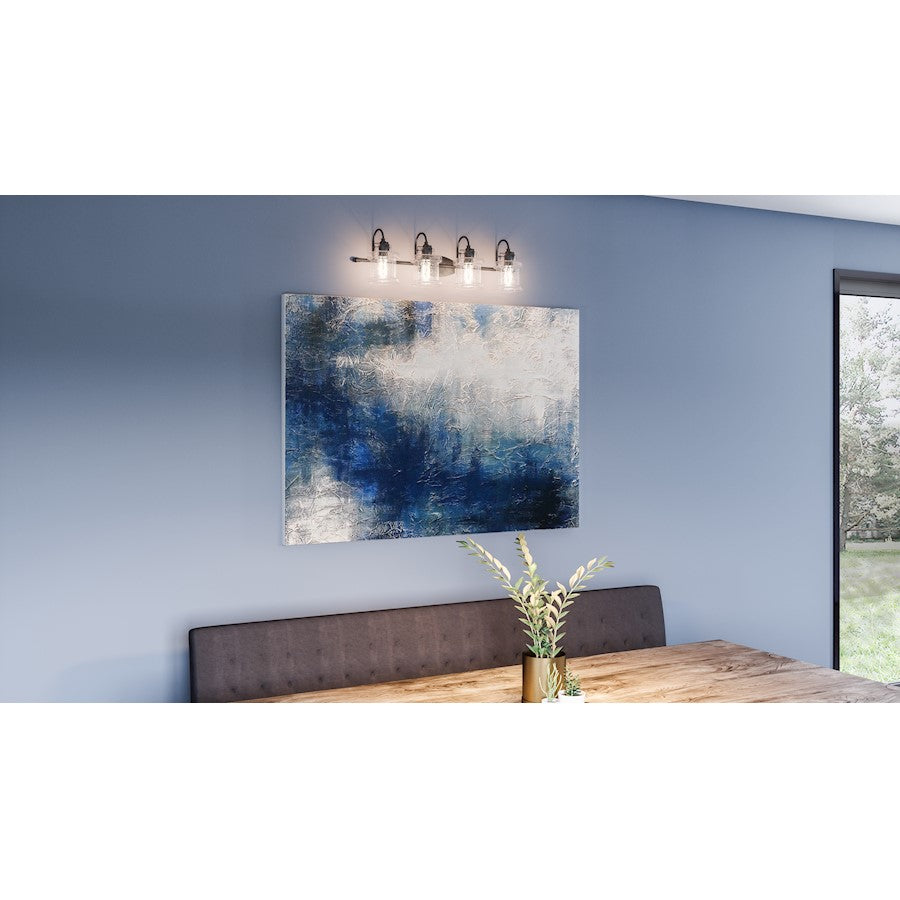 Quoizel Danbury Bath Light, Earth Black