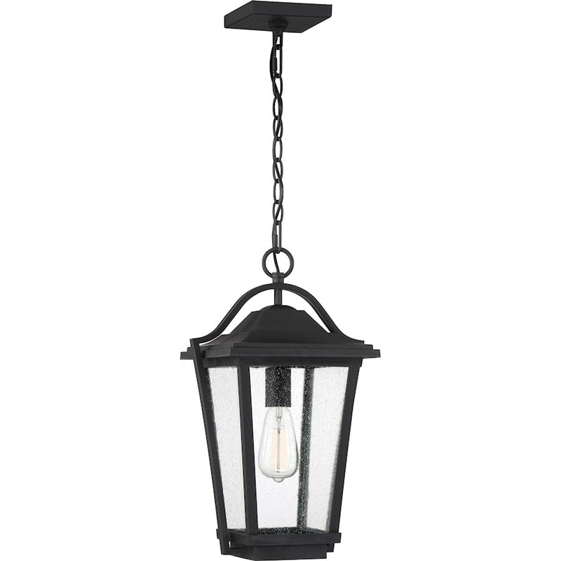 Quoizel Darius 1 Light 11" Outdoor Lantern, Earth Black