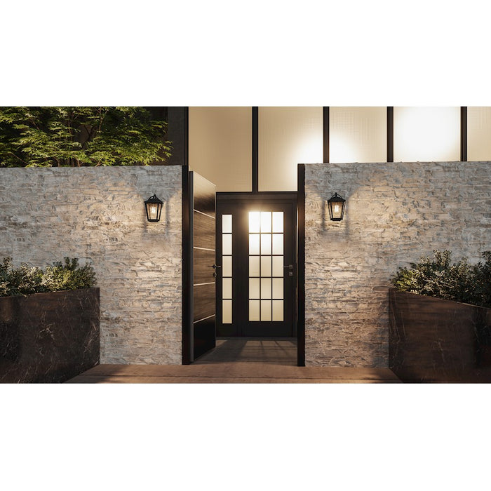 Quoizel Darius 1 Light Outdoor Lantern, Earth Black