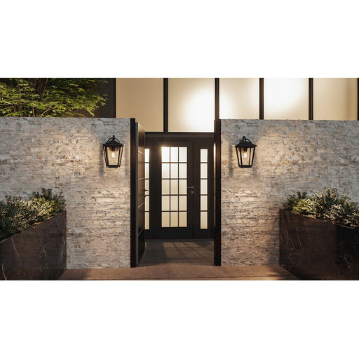 Quoizel Darius 1 Light Outdoor Lantern, Earth Black