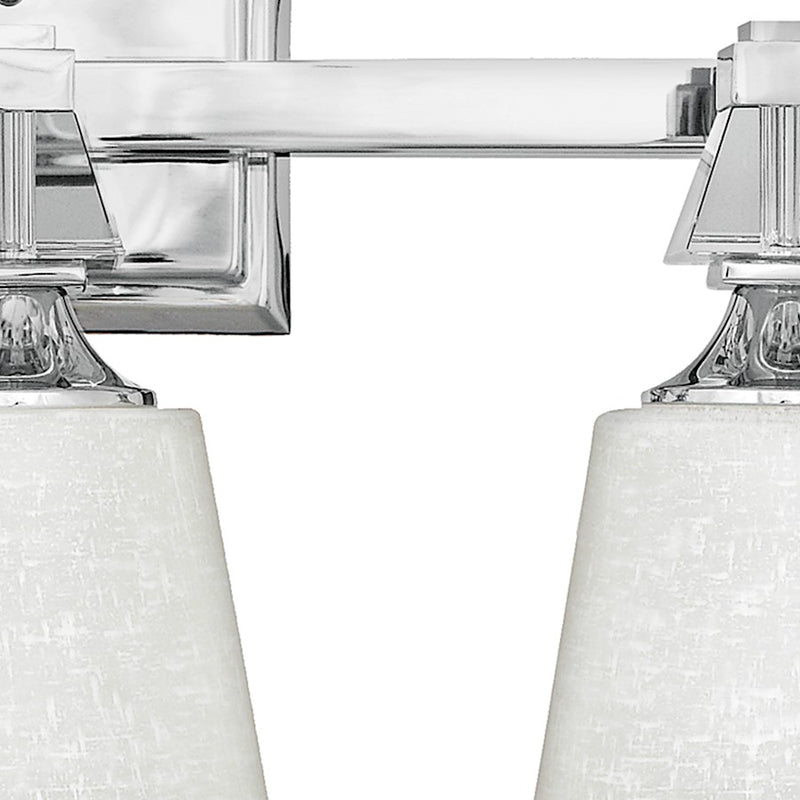 Quoizel 3 Light Deluxe Bath Fixture in Polished Chrome