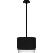 Quoizel Elio 14in 3-Light Pendant | Modern Industrial Matte Black and Smoke Glass | Kitchen Island & Dining Room | Model EIO1814MBK