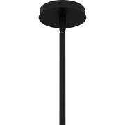 Quoizel Elio 14in 3-Light Pendant | Modern Industrial Matte Black and Smoke Glass | Kitchen Island & Dining Room | Model EIO1814MBK