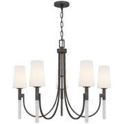 Quoizel Eloura 5-Lt Iron Gate Chandelier, Iron Gate - ELOU5032IN