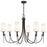 Quoizel Eloura 6-Lt Iron Gate Chandelier, Iron Gate - ELOU5040IN