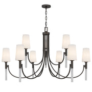Quoizel Eloura 9-Lt Iron Gate Chandelier, Iron Gate - ELOU5048IN