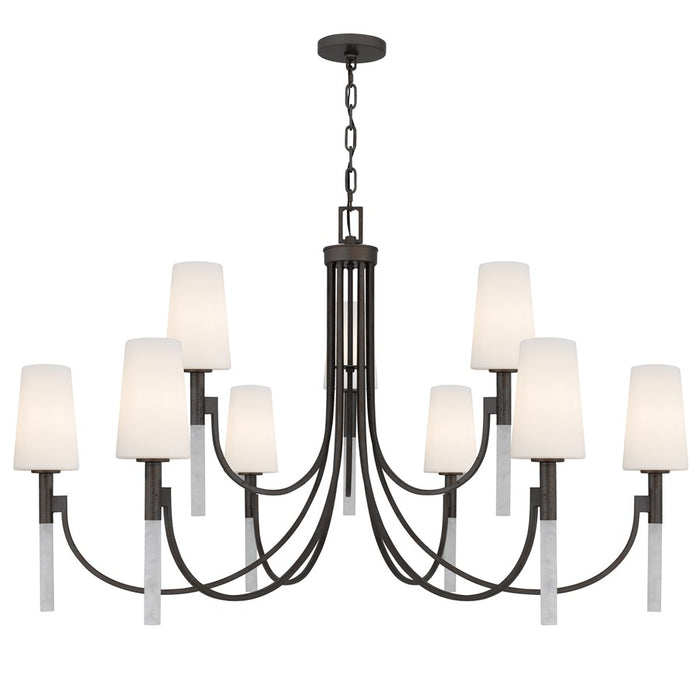 Quoizel Eloura 9-Lt Iron Gate Chandelier, Iron Gate - ELOU5048IN