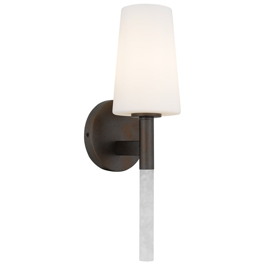 Quoizel Eloura 1-Lt Iron Gate Wall Sconce, Iron Gate - ELOU8705IN