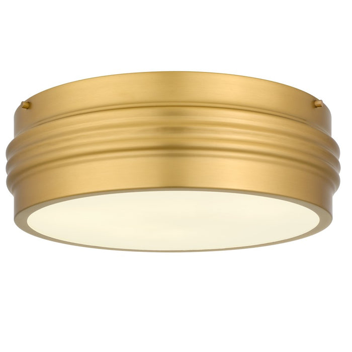 Quoizel Emmett 3-Lt Brushed Gold Flush Mount, Brushed Gold - EMM1616BRG