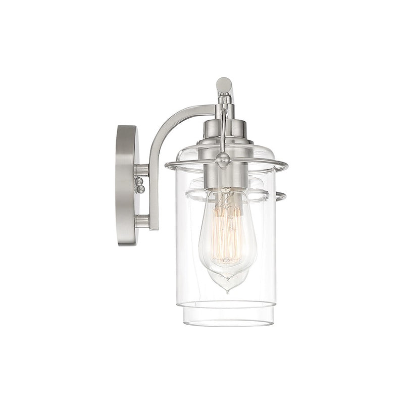 Quoizel Emerson 2 Light Bath Vanity, Brushed Nickel