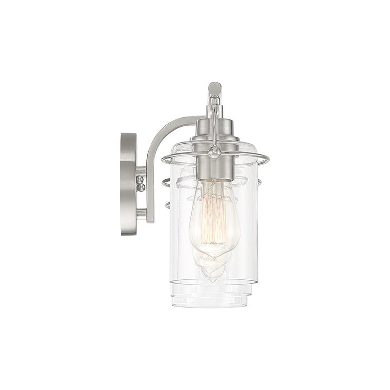 Quoizel Emerson 3 Light Bath Vanity, Brushed Nickel