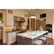 Quoizel Emery 13.5in 1-Light Pendant | Traditional Brushed Nickel Metal Shade | Kitchen Island & Dining Room | 13.5 x 13.5 x 11.5 in | Model ER1814BN