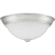 Quoizel Erwin 2 Light Flush Mount, Brushed Nickel