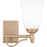 Quoizel Esther 2 Light Bath Light, Bronze Gold/Opal Etched Glass