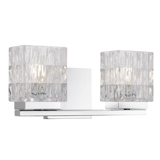 Quoizel Estelle 2-Lt Polished Chrome Vanity Light, Polished Chrome - ESTE8613C