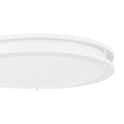 Quoizel Euclid Semi-Flush Mount, White Lustre/White