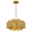 Quoizel Evander 3-Lt Brushed Gold Pendant, Brushed Gold - EVA2818BRG