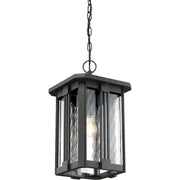 Quoizel Everglade 1 Lt 150W Outdr Hang Ltrn, 10.5x10.5x19", Eth Blk