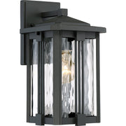 Quoizel Everglade 1 Lt 100W Outdr Wall Ltrn, 7.5x6.5x12.25", Eth Blk