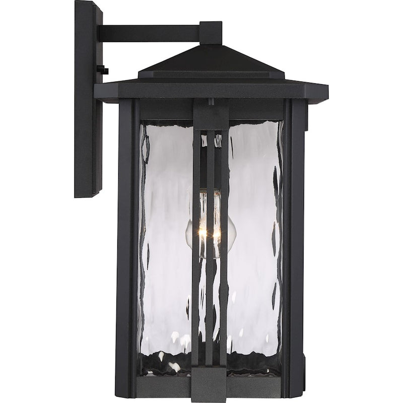 Quoizel Everglade 1 Lt 150W Outdr Wall Ltrn, 11.5x10.5x18", Eth Blk