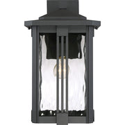 Quoizel Everglade 1 Lt 150W Outdr Wall Ltrn, 11.5x10.5x18", Eth Blk