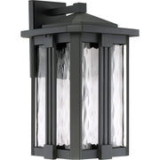 Quoizel Everglade 1 Lt 150W Outdr Wall Ltrn, 11.5x10.5x18", Eth Blk