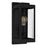 Quoizel Eastover 1Lt 13" Outdoor Lantern, Earth Black/Clear Beveled