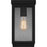 Quoizel Ezra 1 Light Outdoor Lantern, Earth Black/Clear Tempered