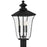 Quoizel Farley 3-Lt Matte Black Outdoor Post Lantern, Matte Black - FARL9010MBK