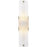 Quoizel Finnegan 2Light 22" Wall Sconce, Bronze Gold/Etched Glass