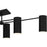 Quoizel Foreland 6Light Semi-Flush Mount, Matte Black/Metal