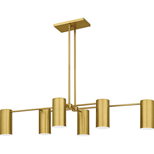 Quoizel Foreland 6Light Island Light, Brushed Gold/Metal